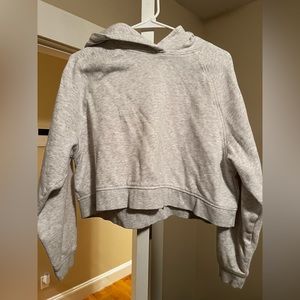 Off-White Cropped Hoodie